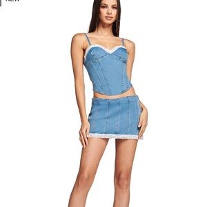 stretchy denim I am gia set